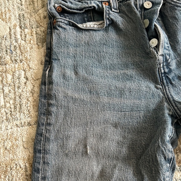 Levi's Wedgie Fit Icon Ankle Jeans Black - Picture 9 of 10